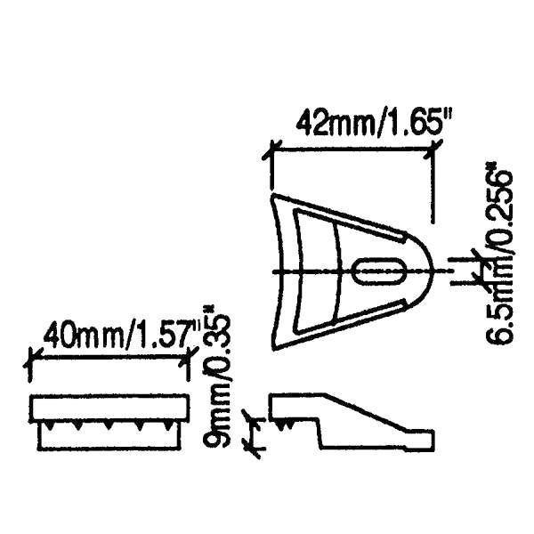 Penn-Elcom G0727/NO Speaker Clamp Only 4 Pcs.